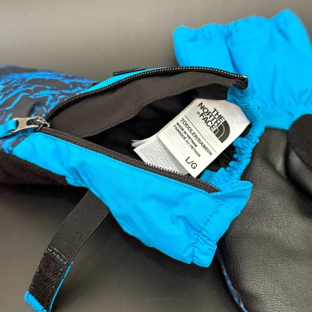 THE NORTH FACE Blue DryVent Toddler Unisex Mittens Gloves Size L